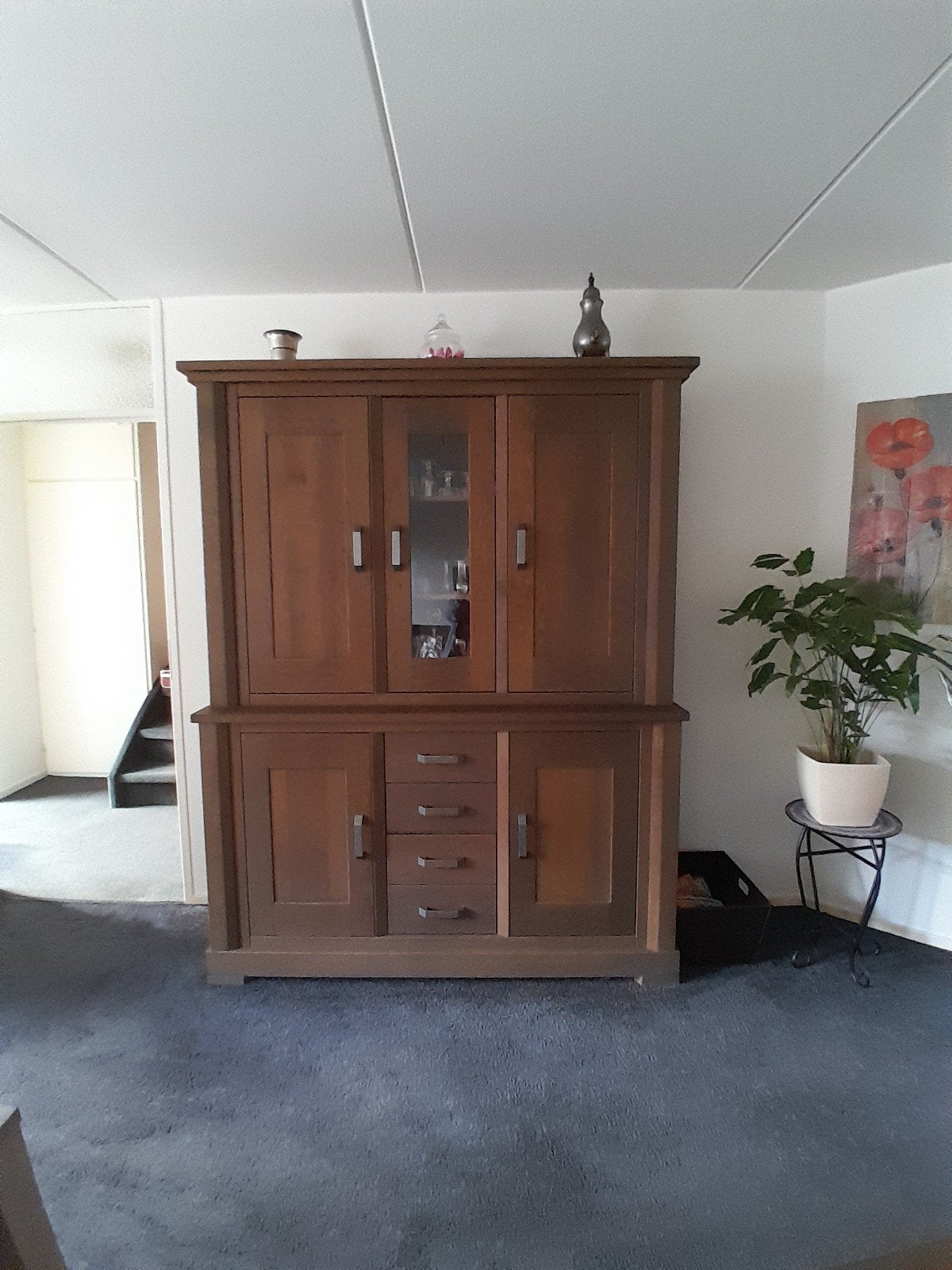 Mooie grote kast, Huis en Inrichting, Ophalen, Gebruikt, 150 tot 200 cm, Met lade(s)