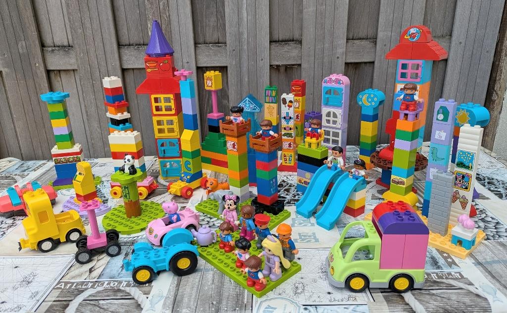 Duplo grote set, Kinderen en Baby's, Speelgoed | Duplo en Lego, Overige thema's, Ophalen of Verzenden, Zo goed als nieuw, Duplo