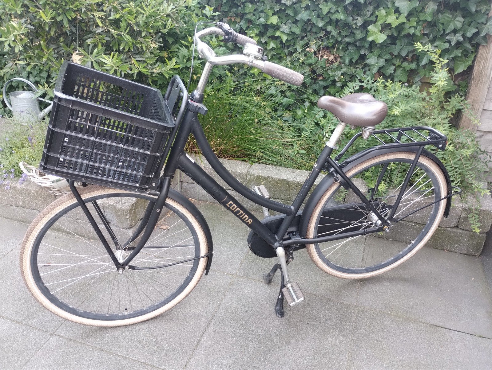 Cortina U4 Transport (frame hoogte 50 cm), Ophalen, Terugtraprem, Gebruikt, Cortina U4 transportfiets