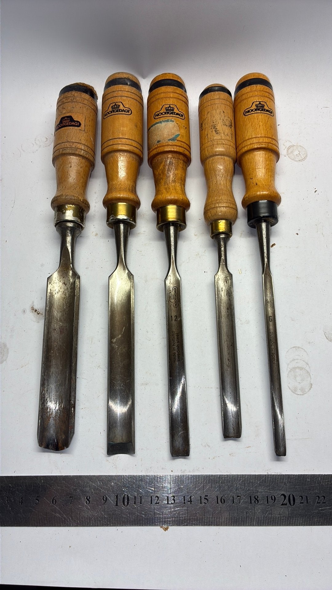 5 nooitgedagt gutsen ( guts beitels ), Antiek en Kunst, Ophalen of Verzenden