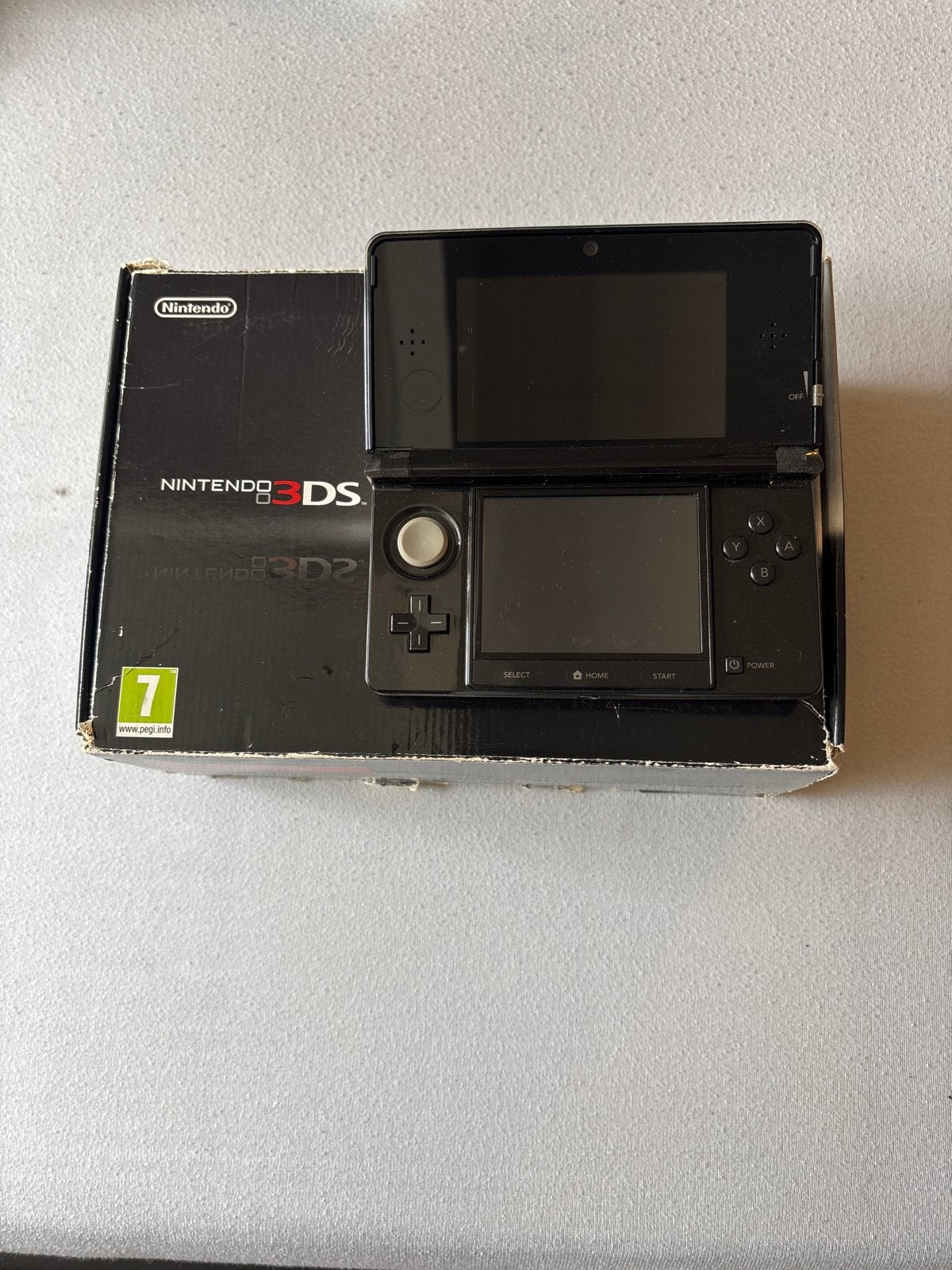 Nintendo 3DS Zwart met 3 spellen, doos en lader, Spelcomputers en Games, Met games, Zwart, Ophalen of Verzenden, 3DS