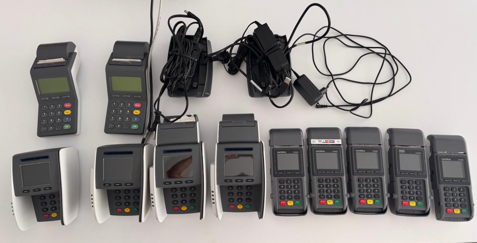 Worldline Terminals, Ophalen
