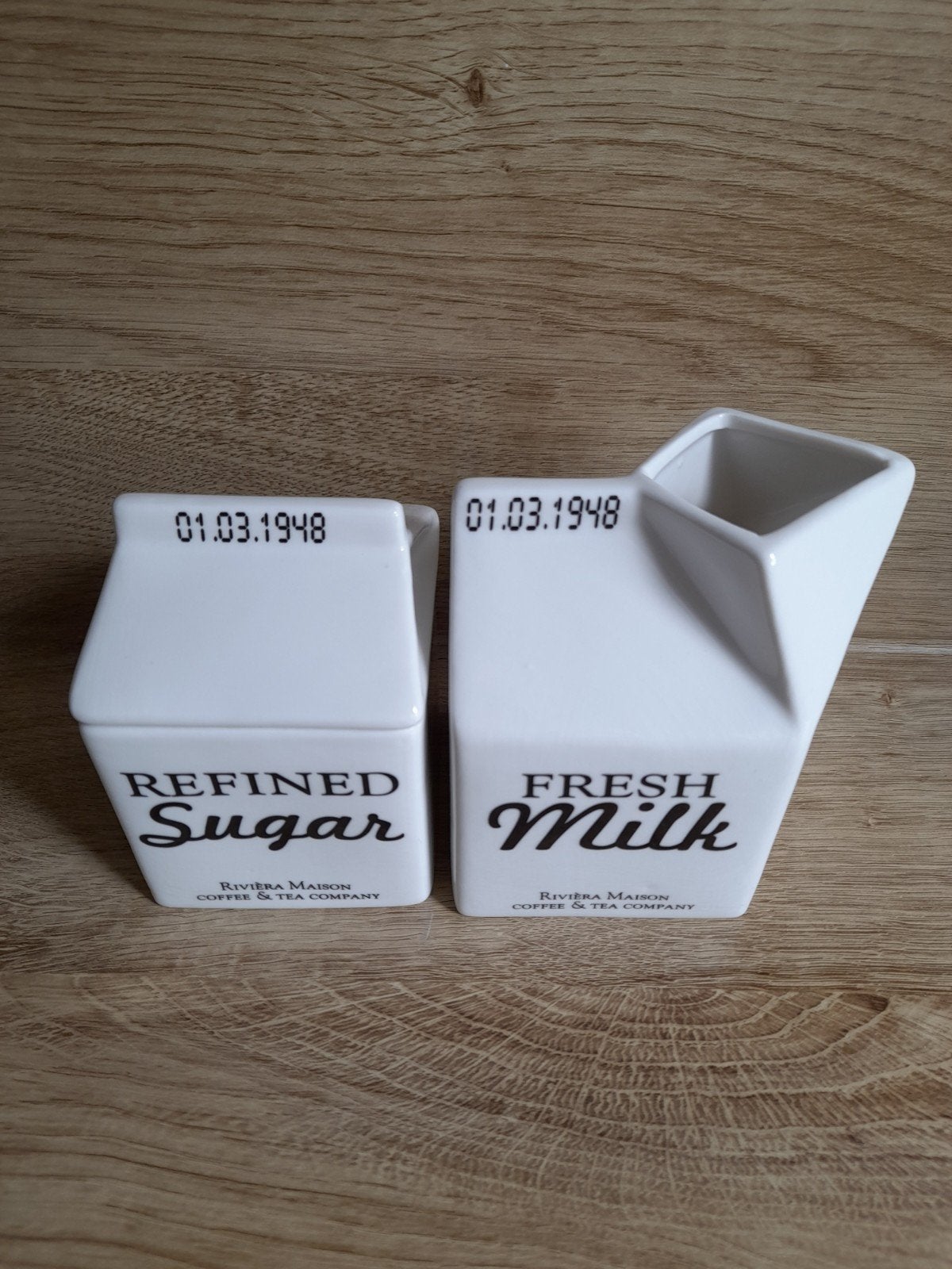 melk en suiker roomstel riviera maison, Verzenden, Zo goed als nieuw