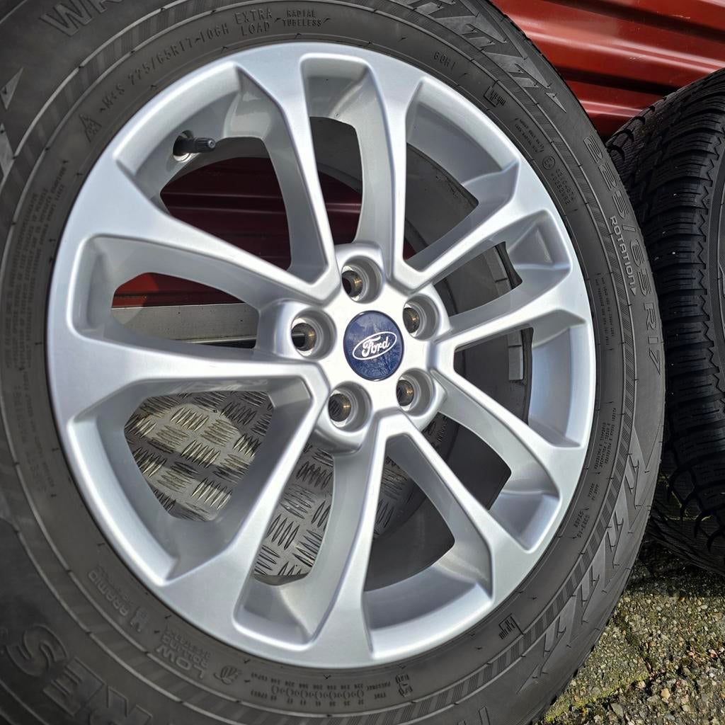 Origineel Ford Kuga winterset 225-65-17  106H TPMS, Auto-onderdelen, Banden en Velgen, Band(en), Winterbanden, 17 inch, 225 mm
