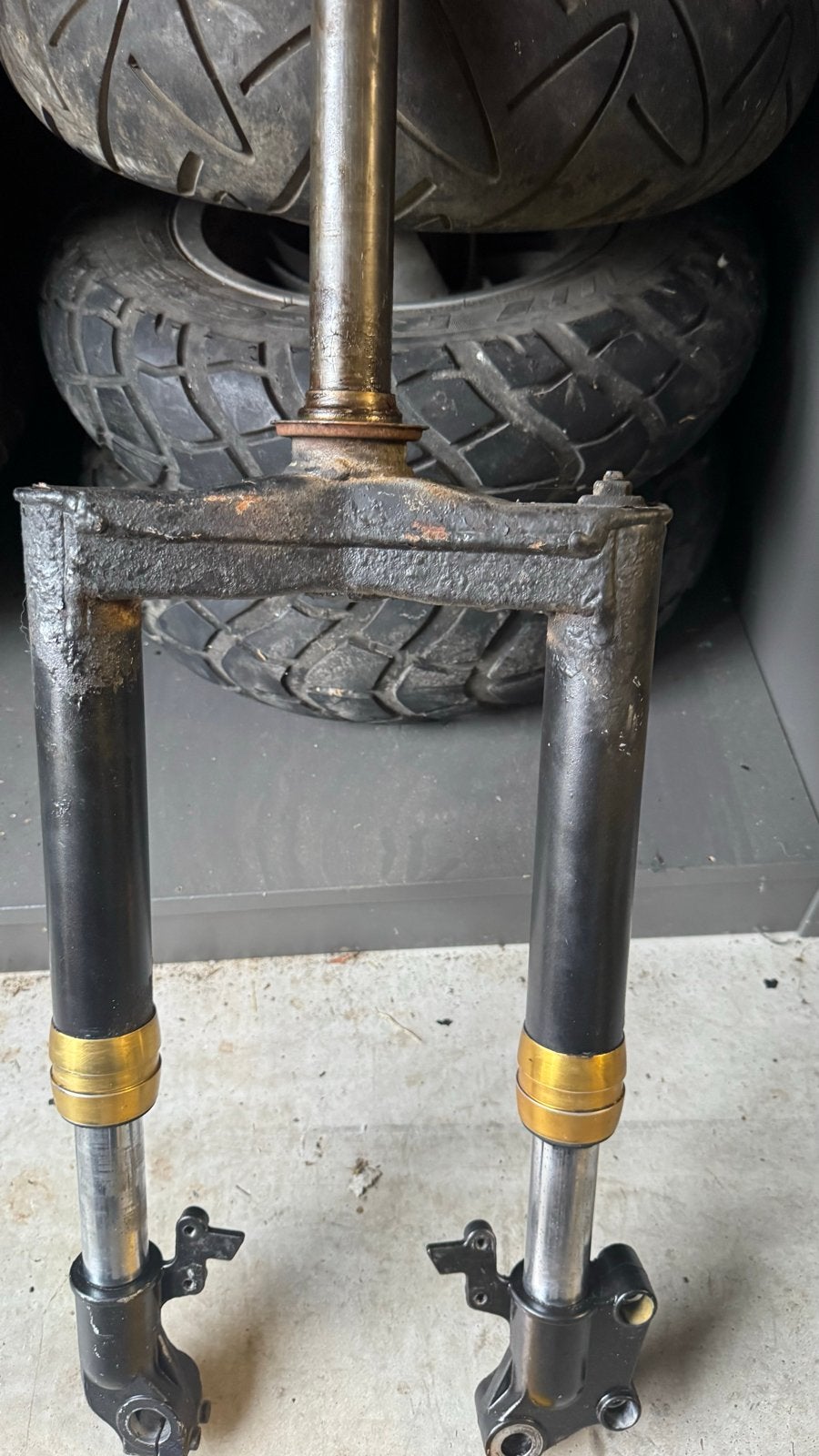 Gouden ringen voorvork Piaggio Runner 125, Piaggio, Gebruikt, Overige typen, M