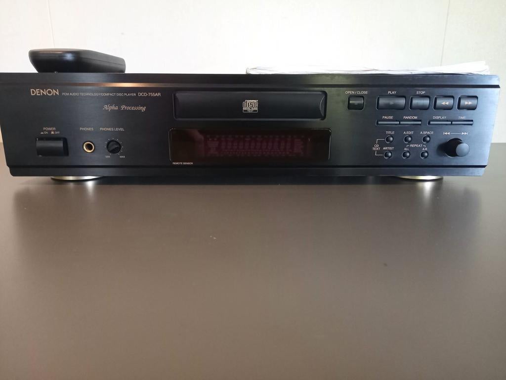 DENON DCD 755AR ALPHA-PROCESSING 2X BURR-BROWN DACS + A.B., Audio, Tv en Foto, Cd-spelers, Ophalen of Verzenden, Zo goed als nieuw
