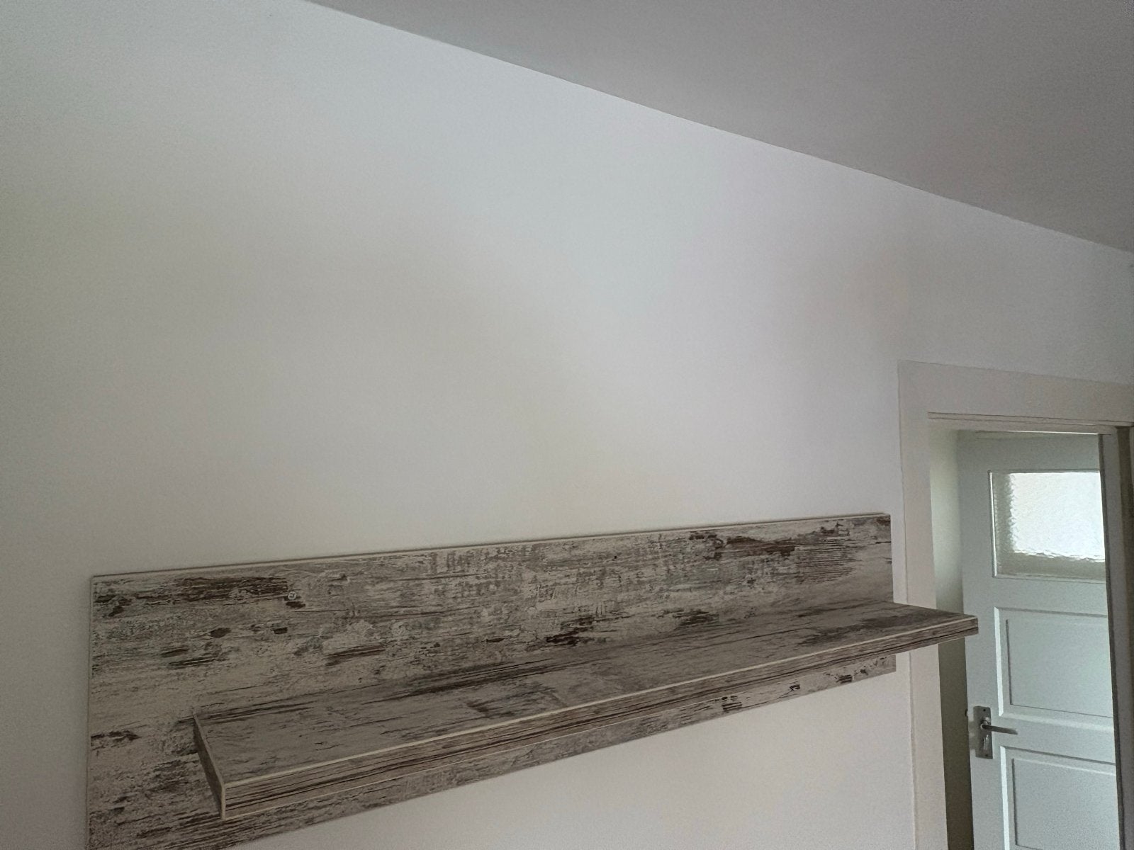 Wandplank met kapstokhaken in rustieke stijl, Ophalen, Zo goed als nieuw