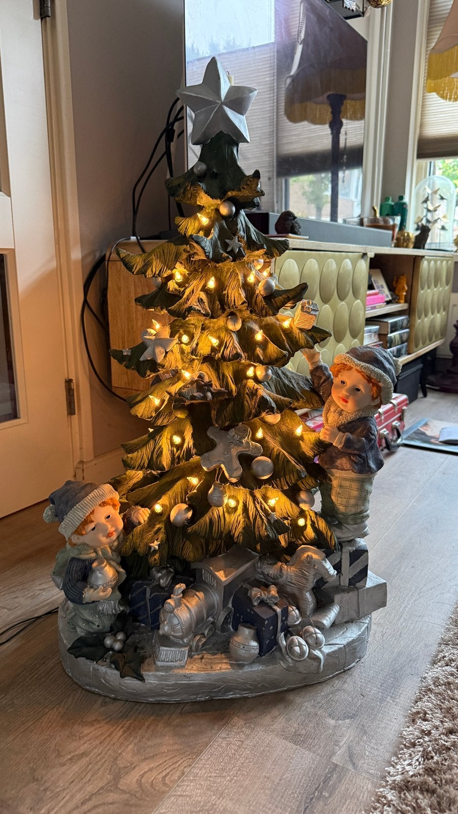 Kerst decoratie kerstboom 80 cm hoog, Diversen, Ophalen