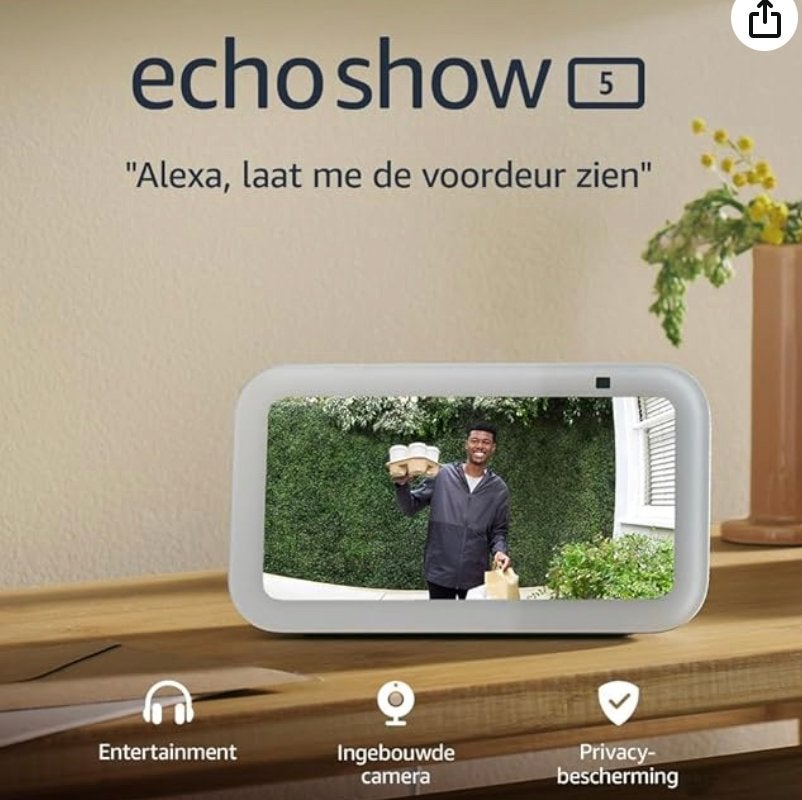 Amazon Echo Show 5, Ophalen, Zo goed als nieuw