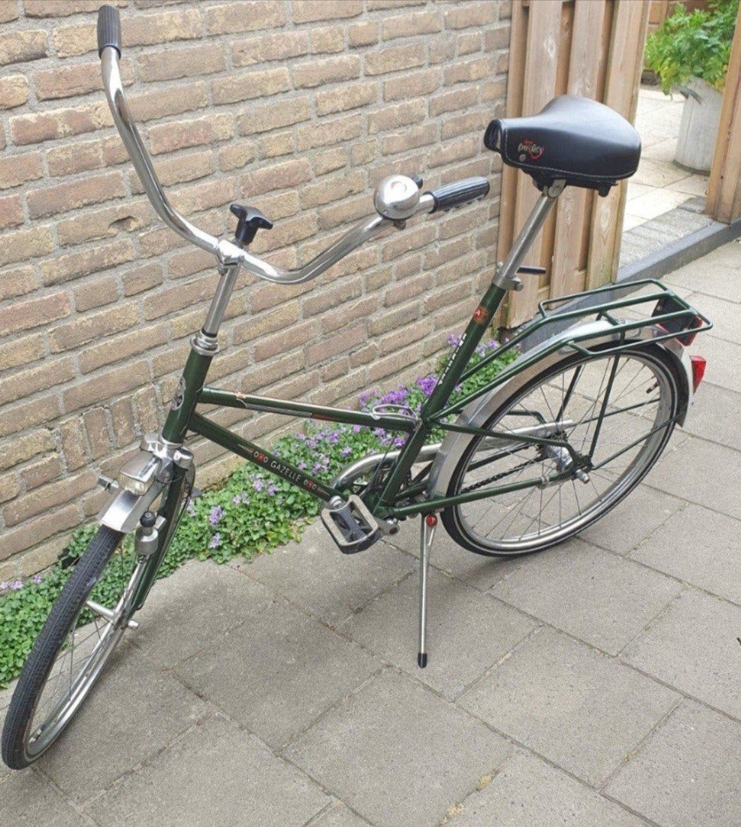Gazelle Kwikstep Deelfiets  uniek mooi! Vintage Groen, Ophalen, Gebruikt, 20 inch of meer, Gazelle