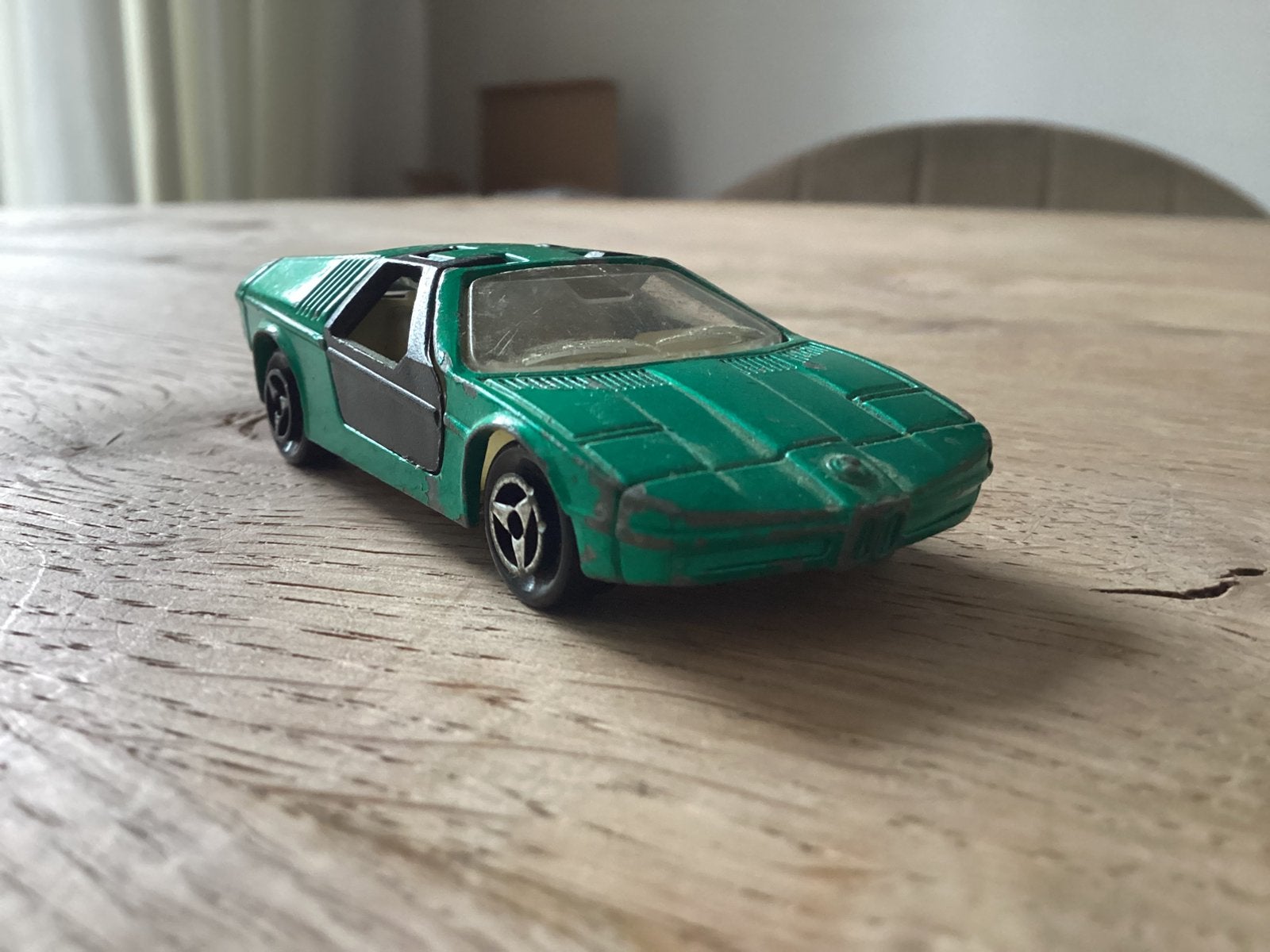 Majorette Turbo BMW N217 Made in France, met vleugeldeuren, Ophalen of Verzenden, Zo goed als nieuw, Auto