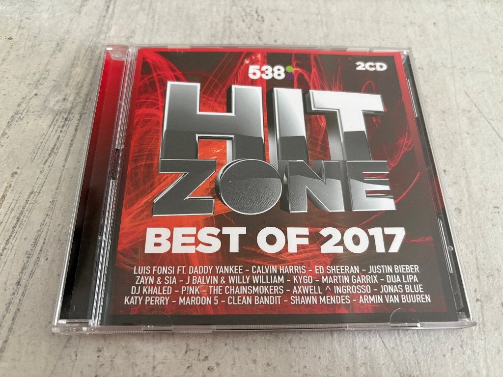 538 Hitzone - Best Of 2017 CD, Ophalen of Verzenden, Zo goed als nieuw, Pop