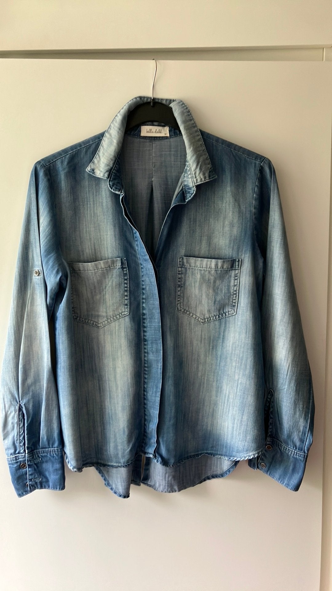 Bella Dahl. (zomer) spijkerblouse. Maat M, Kleding | Dames, Ophalen of Verzenden, Zo goed als nieuw, Maat 38/40 (M), Blauw