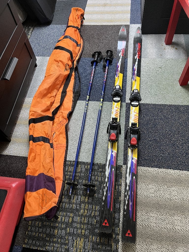 ski set, Ophalen, 160 tot 180 cm, Fischer, Carve