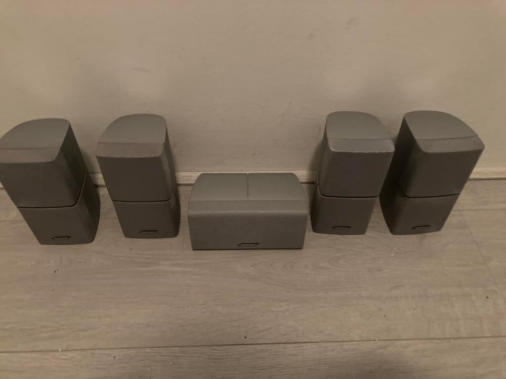 Set van 5 bose cubes grijs, Audio, Tv en Foto, Home Cinema-sets, Overige merken, -, -, 70 watt of meer