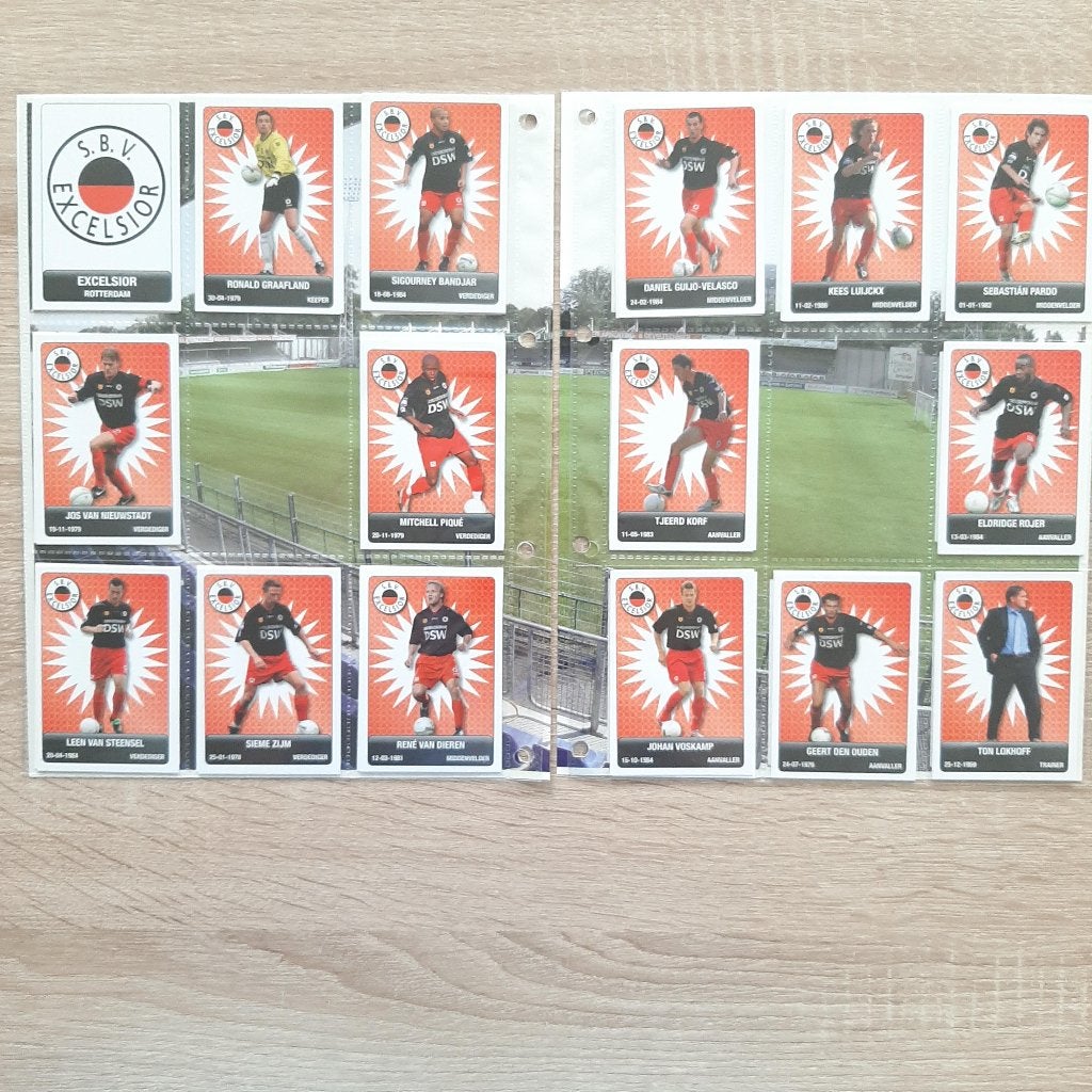 Excelsior voetbalplaatjes seizoen 2007-2008 in NIEUW staat!, Verzamelen, Verzenden, Nieuw, Overige binnenlandse clubs, Poster, Plaatje of Sticker
