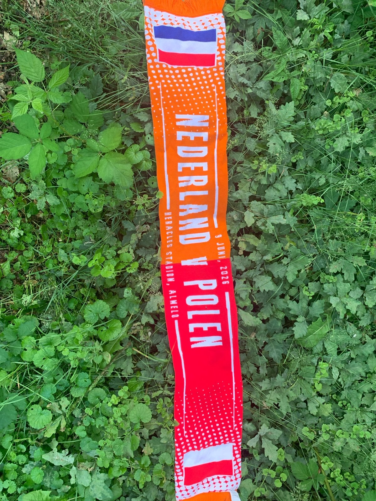 Sjaal Nederland v Polen 9 juni 2026 Heracles Stadion, Ophalen of Verzenden, Nieuw