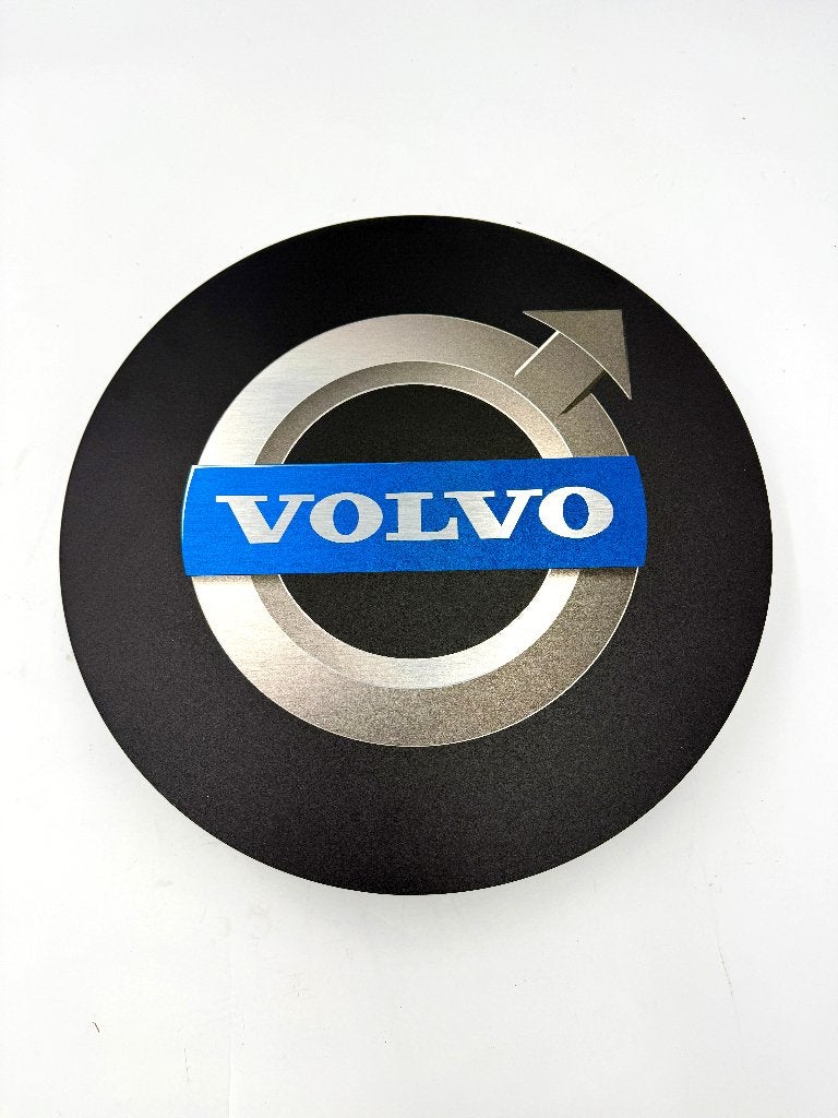 Reclamebord Volvo logo embleem 40x40cm aluminium, Ophalen of Verzenden, Nieuw, Reclamebord