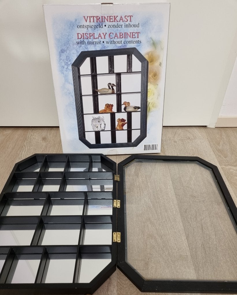 Spiegel vitrine kast, Ophalen, Overige materialen, Minder dan 50 cm, Nieuw