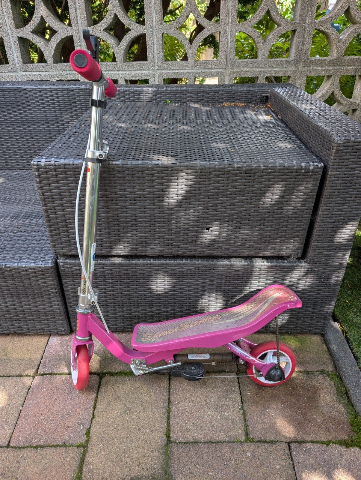 Space Scooter Junior Roze, Fietsen en Brommers, Steps, Ophalen, Gebruikt, Gewone step, Space Scooter