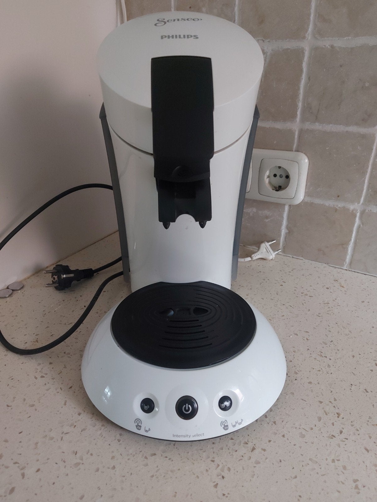Senseo met XL waterreservoir, Gebruikt, Koffiemachine, Ophalen of Verzenden, Koffiepads en cups