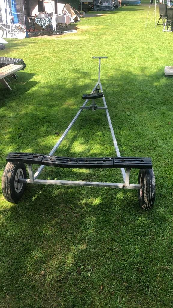 PEGA Heavy-Duty Strandkar voor Zeilboot - 3.25 x 1.0m, Watersport en Boten, Ophalen, Gebruikt, Overige typen