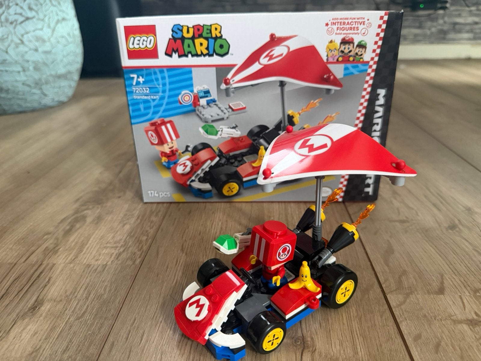 Lego Super Mario Kart Toad, Compleet, Lego, Ophalen of Verzenden, Zo goed als nieuw