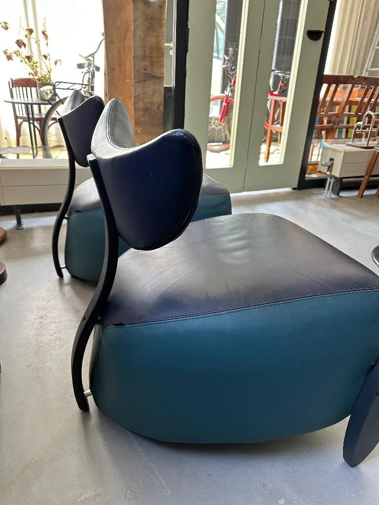 50% SALE: vintage design Deense fauteuils Skalma, leer, Ophalen, Gebruikt, -, -