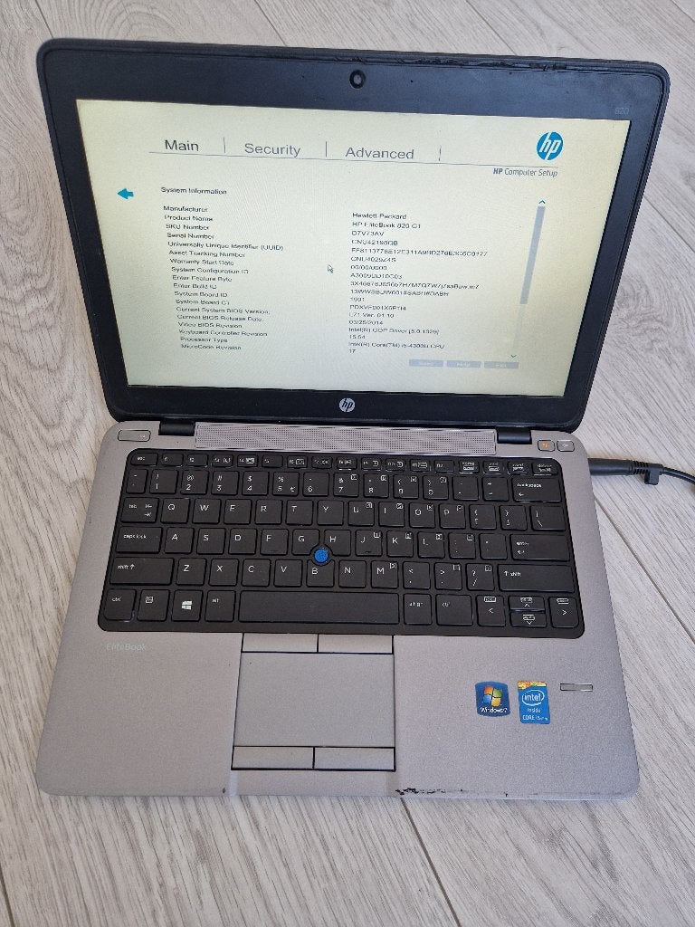 HP Elitebook 820 G1 Defect, Computers en Software, Windows Laptops, Ophalen of Verzenden, 13 inch, 2 tot 3 Ghz, HDD