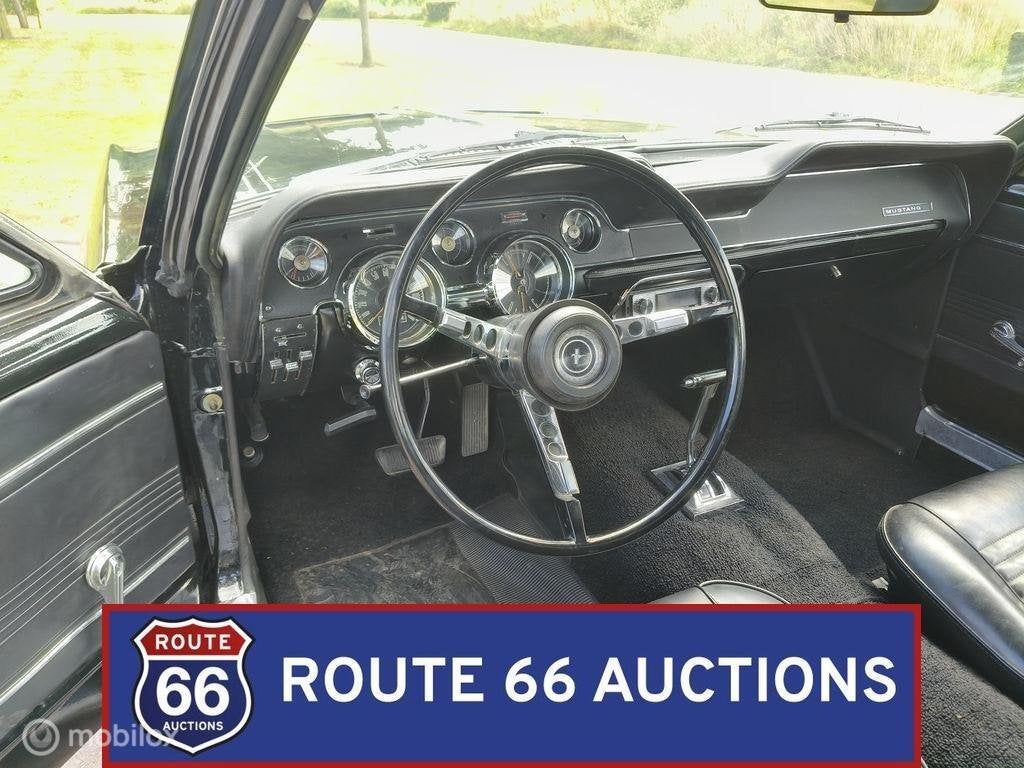 Ford Mustang | 1967 | Route 66 Auctions, Auto's, Overige carrosserieën, Zwart, Bedrijf, Handgeschakeld