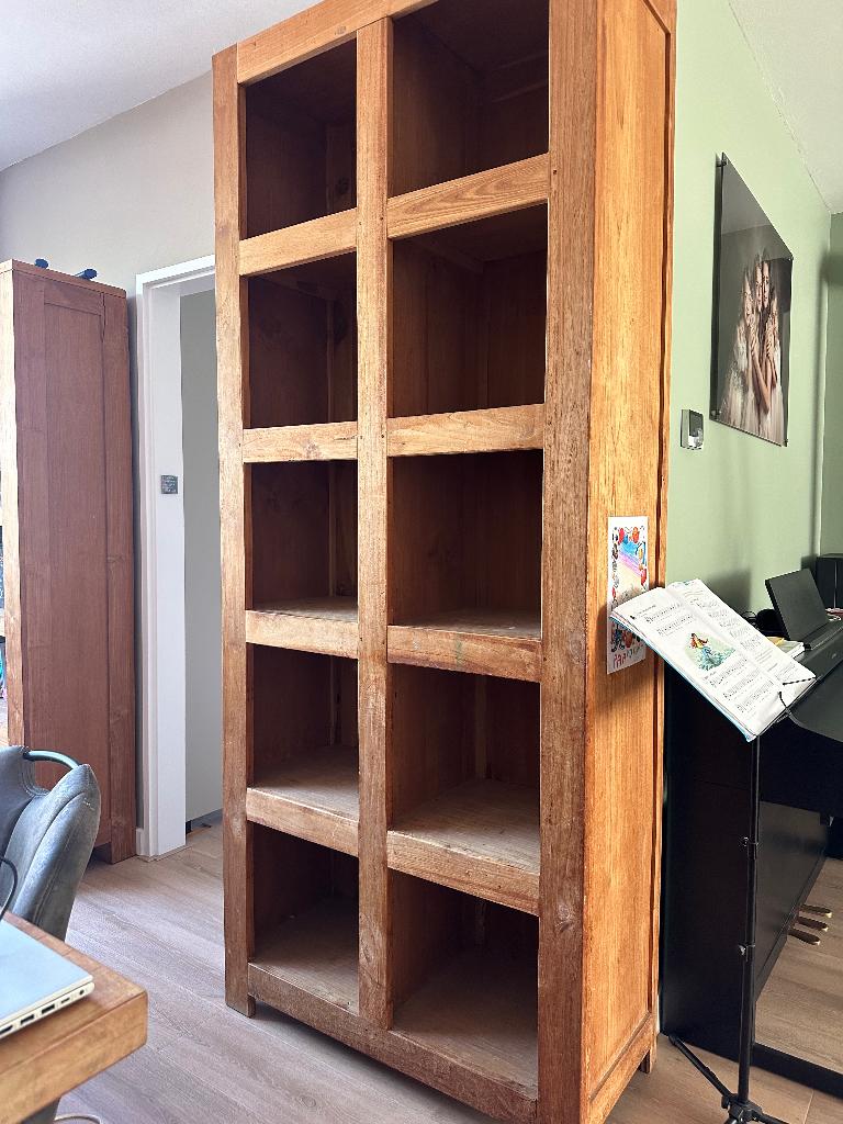 Kast, Ophalen, Gebruikt, 200 cm of meer, Teakhout