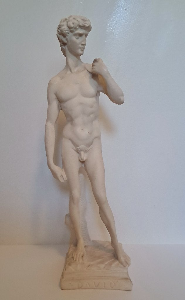 David beeld albasten, Ophalen, Gebruikt, Mens