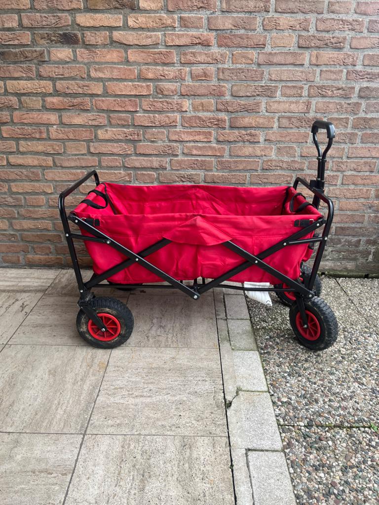 Opvouwbare bolderkar - Ideaal voor strand of festival, Ophalen of Verzenden, Opvouwbaar, Gebruikt