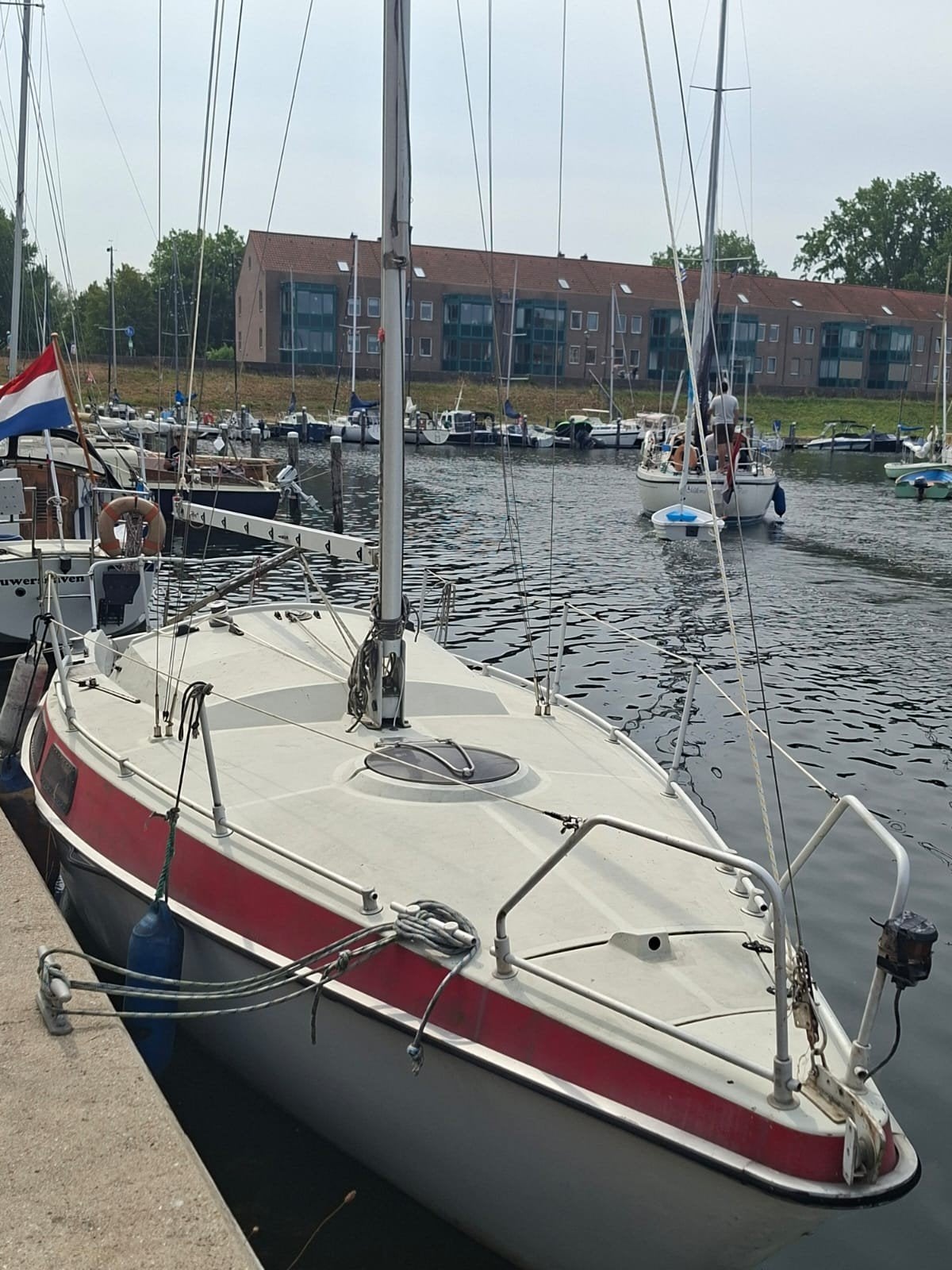zeilbootje etap 22, Ophalen