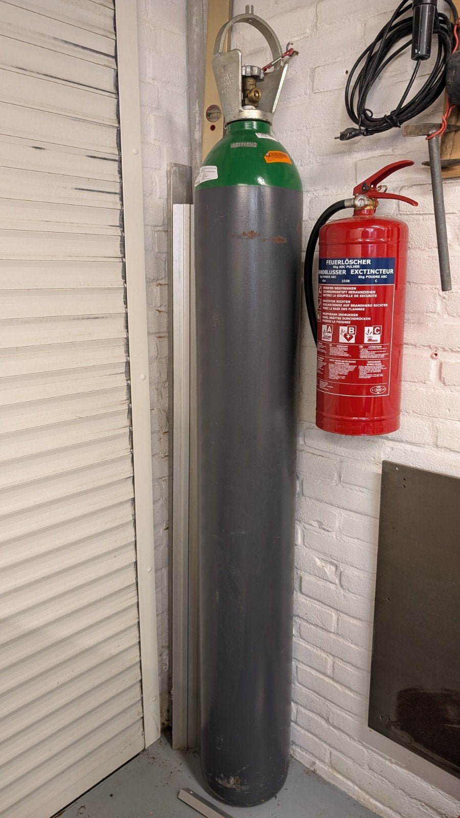 Argon 4.8 gasfles - Multigaz (zo goed als vol), Ophalen of Verzenden, Zo goed als nieuw