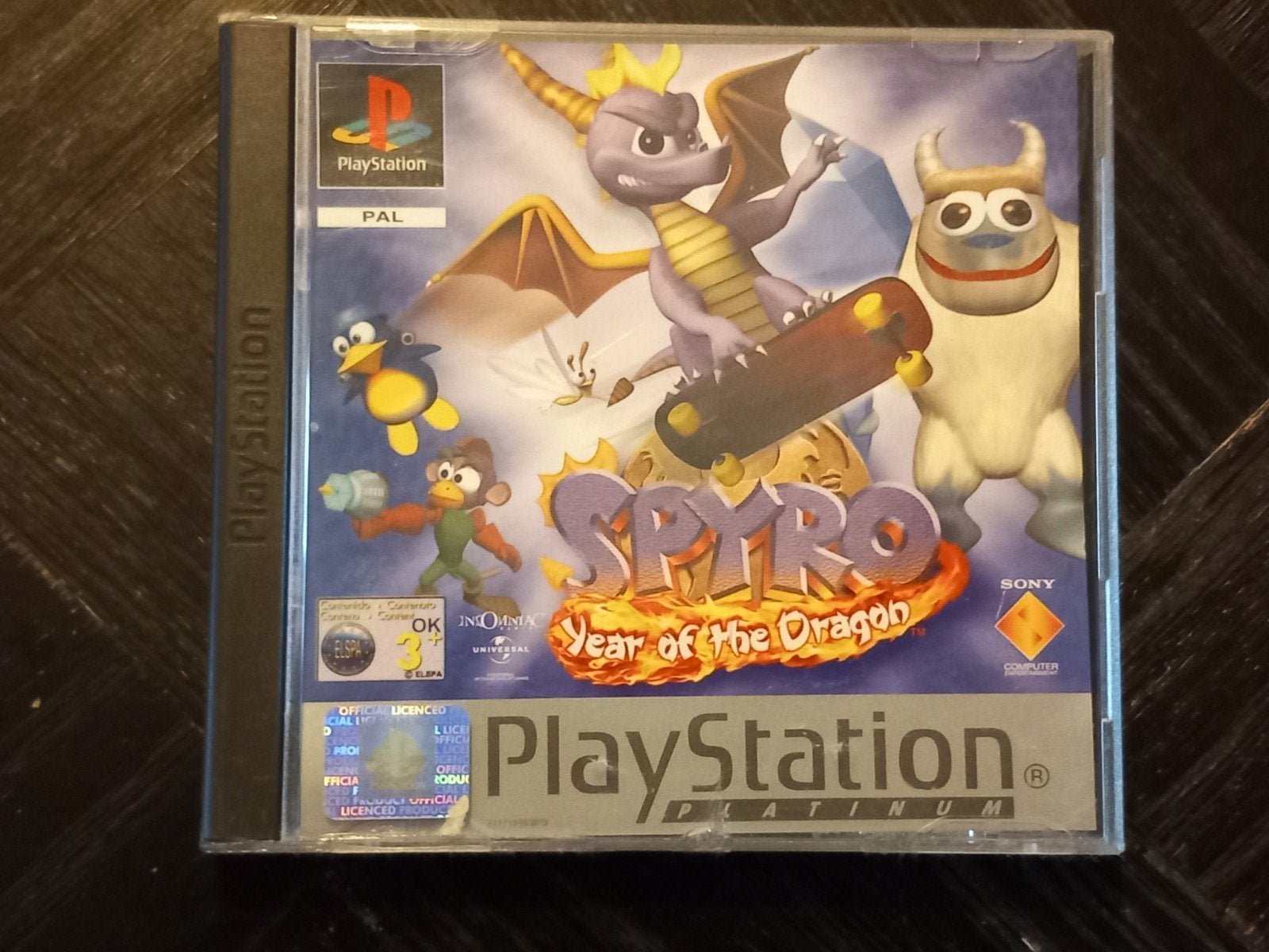 Spyro Year of the Dragon - PlayStation 1 (PAL), Spelcomputers en Games, Games | Sony PlayStation 1, Avontuur en Actie, Gebruikt