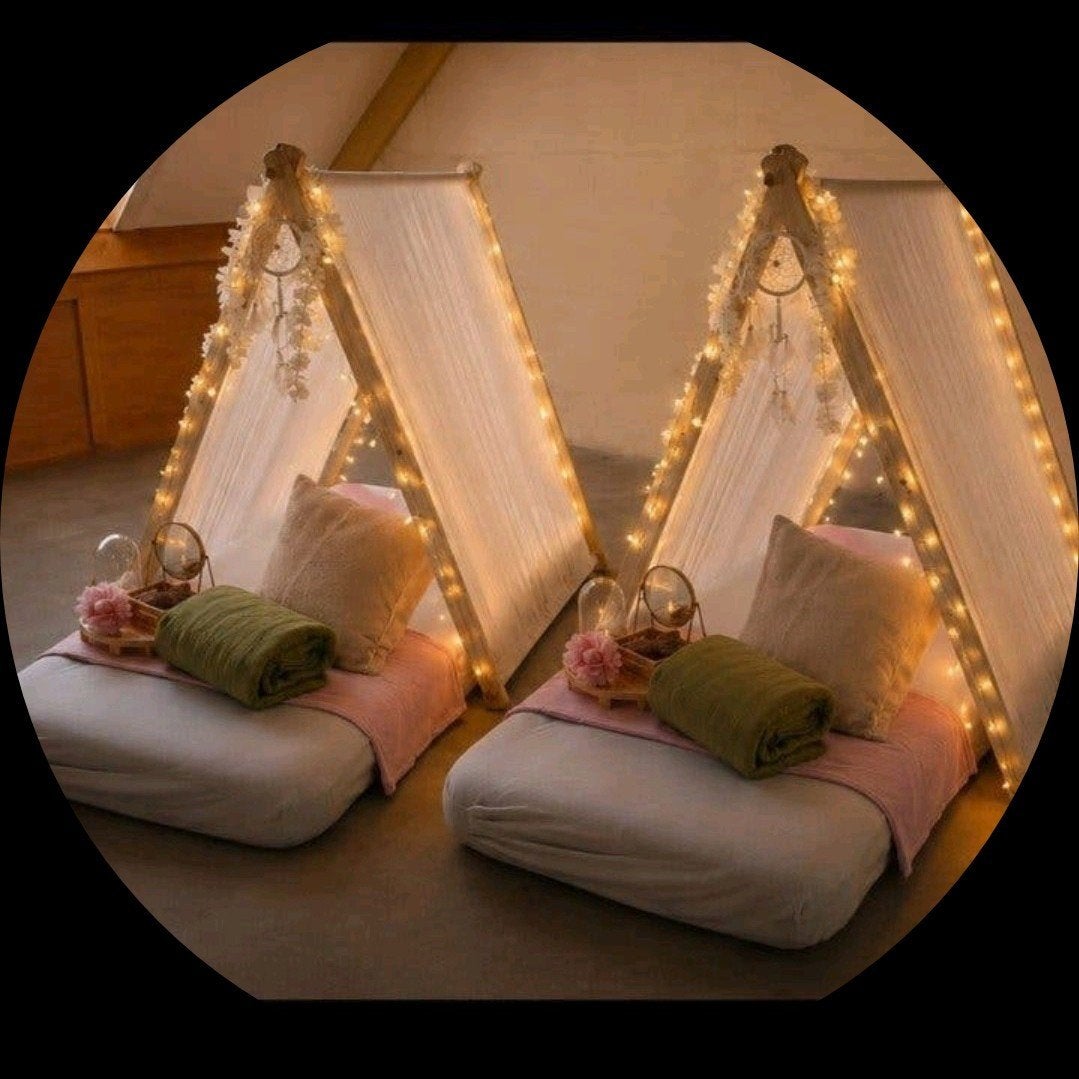 6 tipi tentjes te huur voor een magisch slaapfeestje, Ophalen of Verzenden