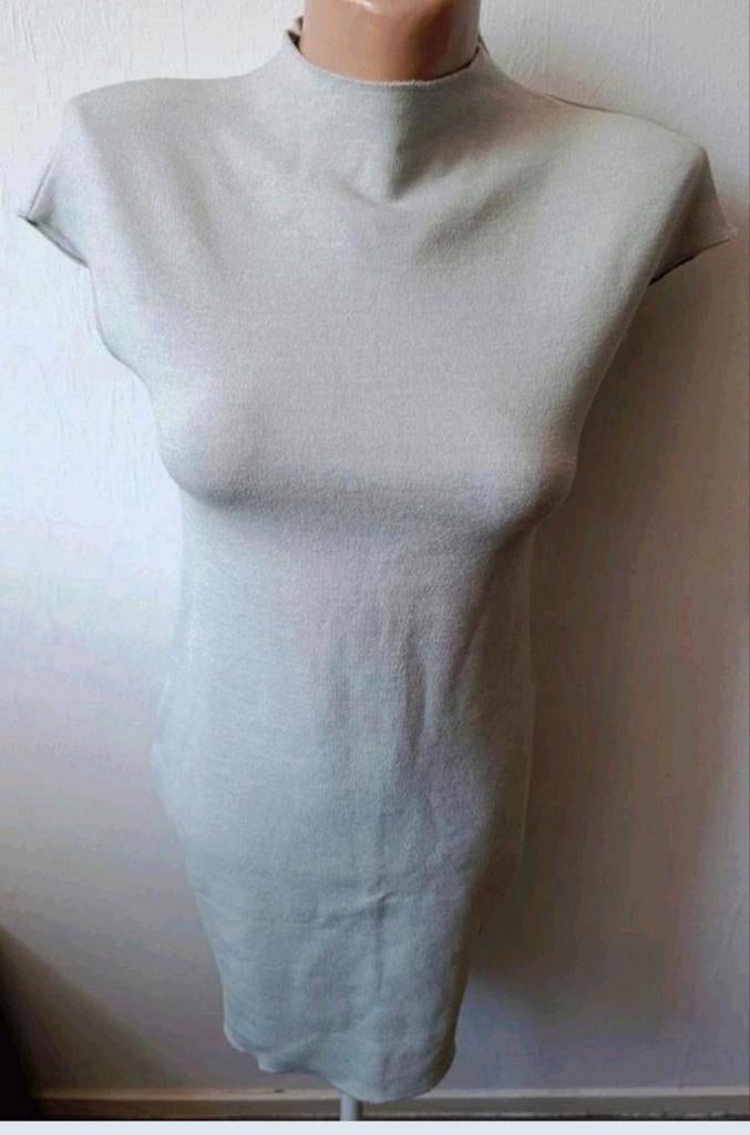 Mouwloze jurk met col - Maat M, Zara, Kleding | Dames, Jurken, Maat 38/40 (M), Overige kleuren, Zara, Ophalen of Verzenden