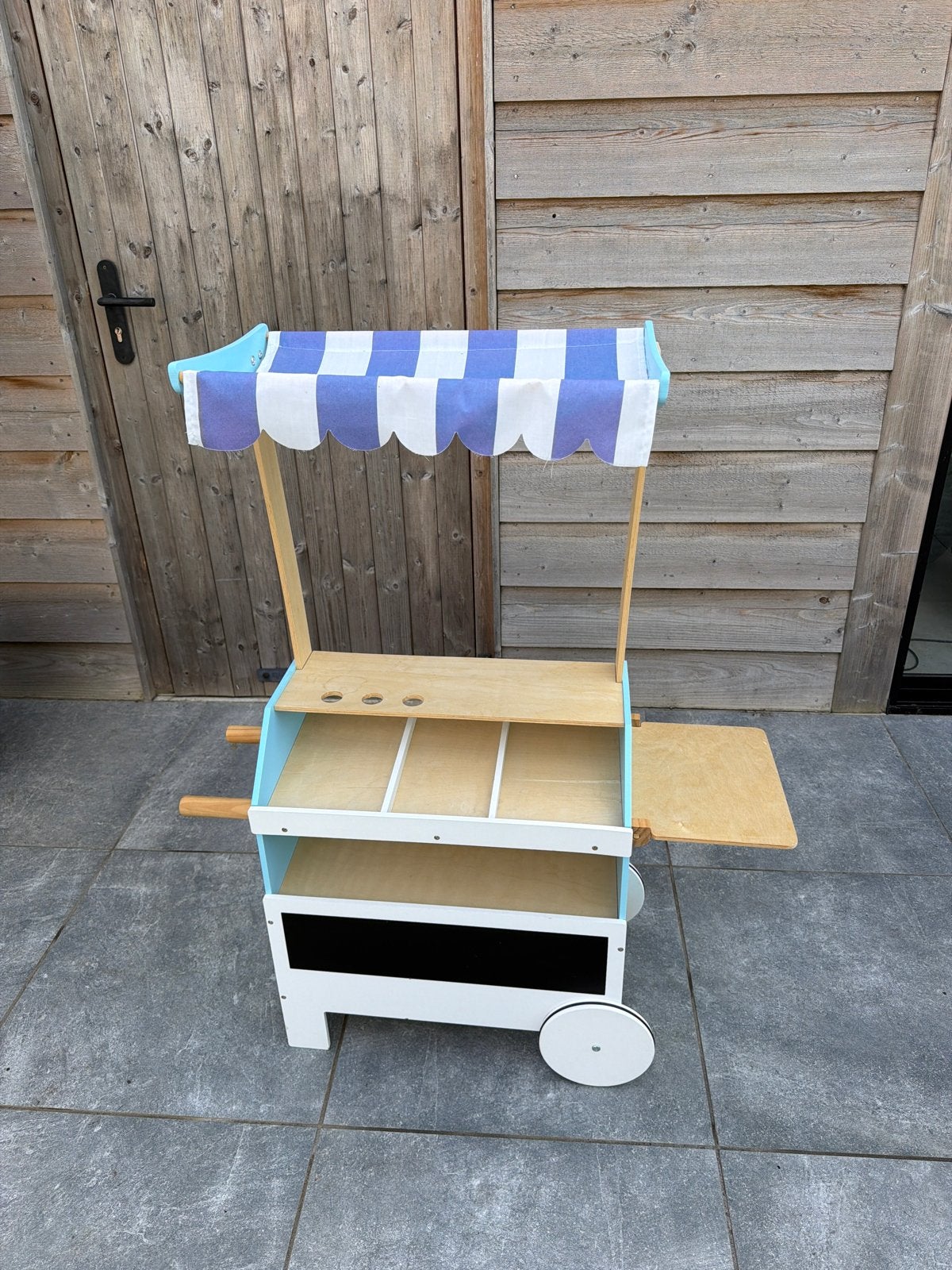Houten speelgoedkraam / marktkraam voor kinderen, Ophalen, Gebruikt, Knutselen