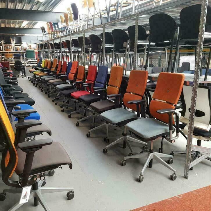 Diverse instelbare professionele kantoorstoel, bureaustoel, Ophalen, Gebruikt