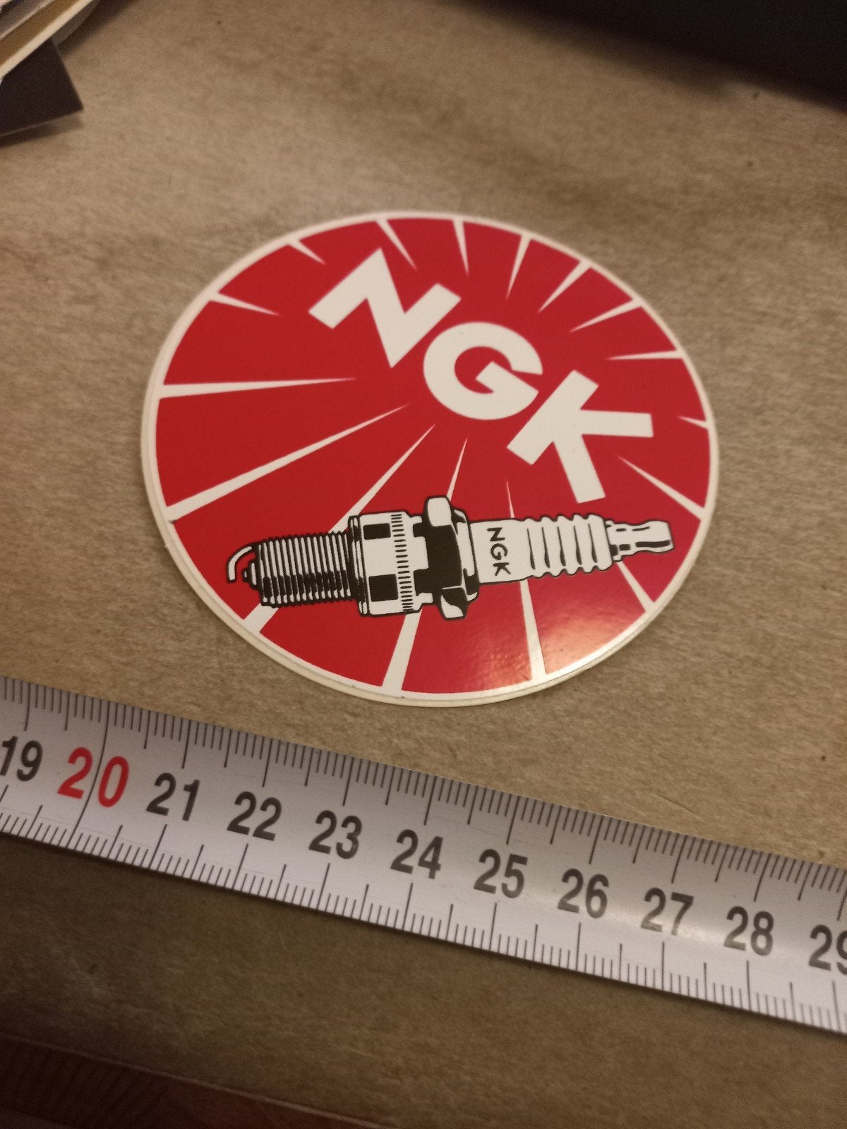 NGK Bougie Sticker - Perfect voor Auto, Motor of Garage, Ophalen of Verzenden