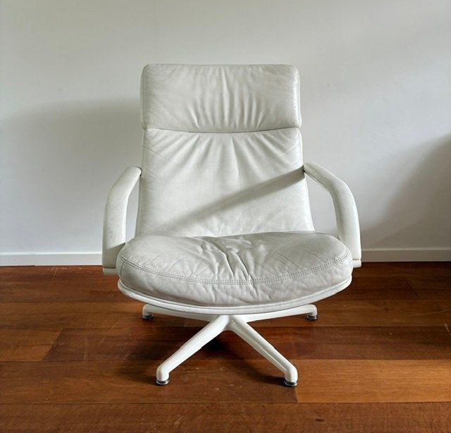 Artifort F141 Fauteuil Geoffrey Harcourt (2 stuks), Huis en Inrichting, Ophalen, Gebruikt, Design, 75 tot 100 cm