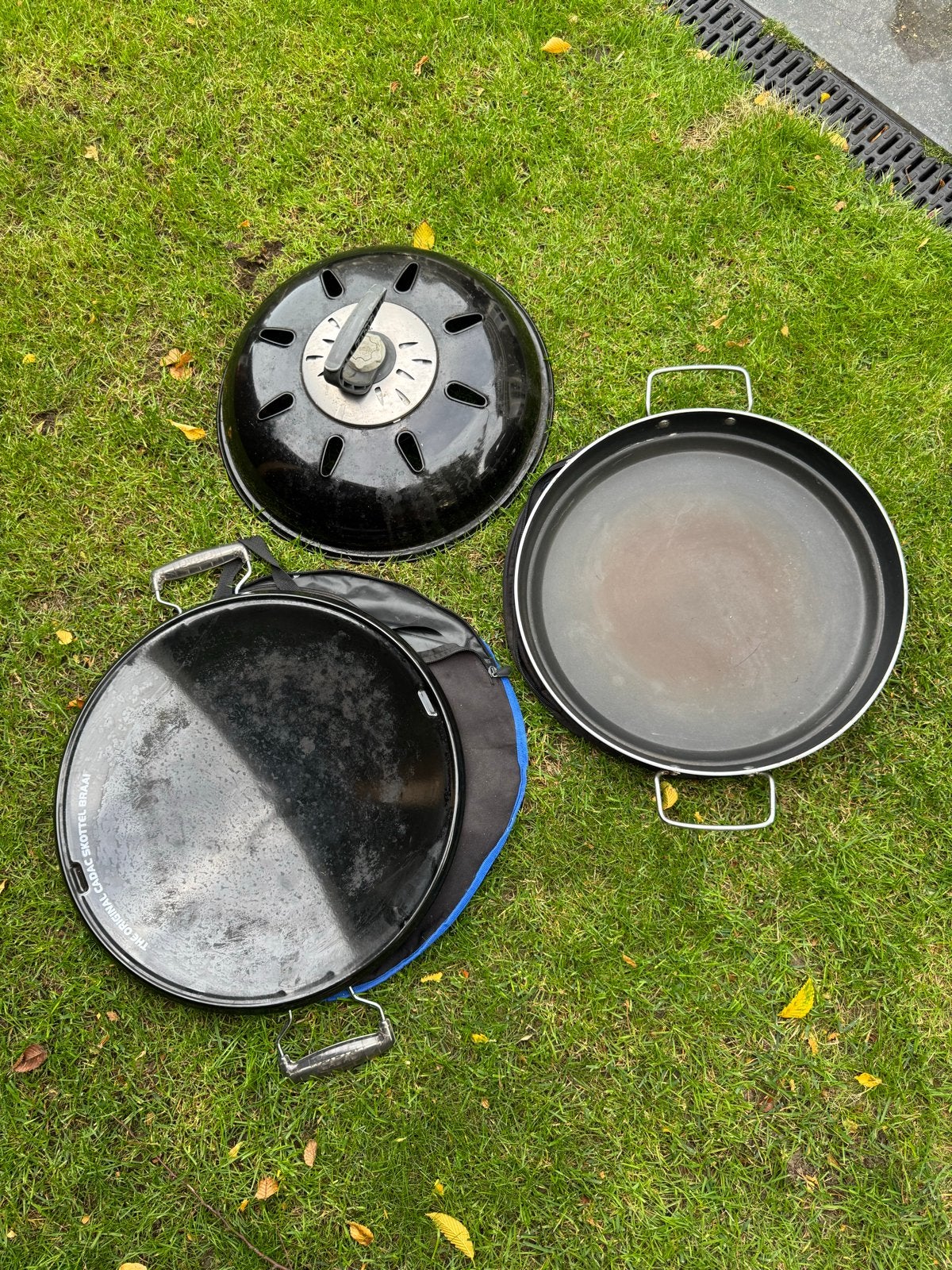 Cadac Skottelbraai, Paella Pan en Deksel, Ophalen of Verzenden, Gebruikt