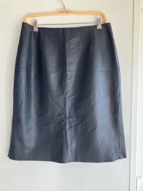 Leren rok, zwart, maat 44, merk Arma, Zwart, Maat 42/44 (L), Ophalen of Verzenden, Onbekend