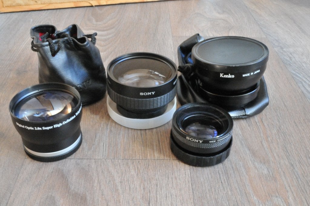 Sony videocamera lenzen, Overige typen, Zo goed als nieuw, Sony, Ophalen of Verzenden