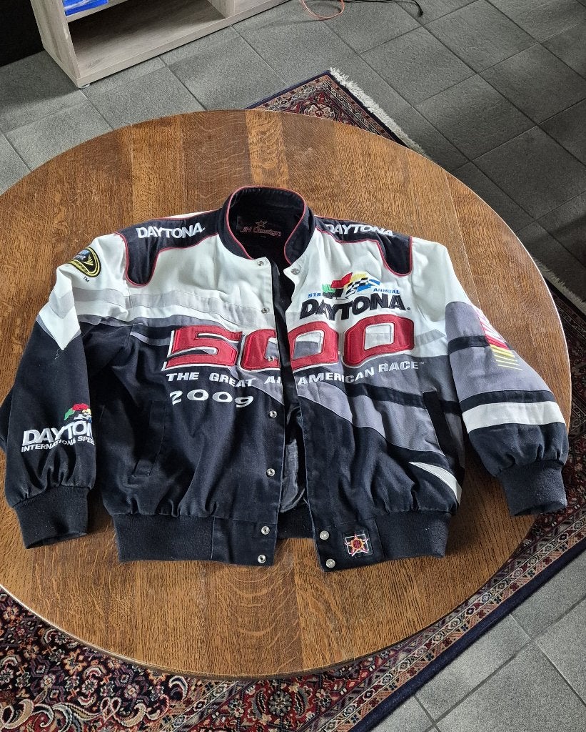 JH Design Vintage Daytona 500 Nascar Racing Jacket - L, Overige kleuren, Ophalen of Verzenden, Zo goed als nieuw, JH design