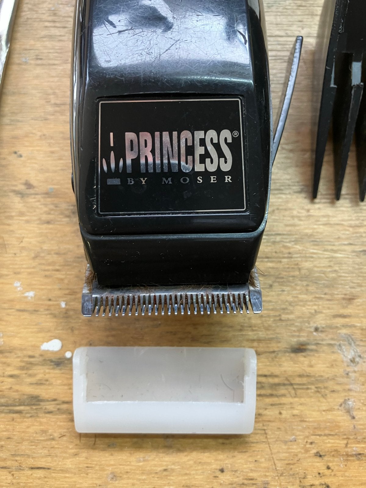 Tondeuse Princess by Moser met accessoires, Ophalen, Gebruikt, Tondeuse