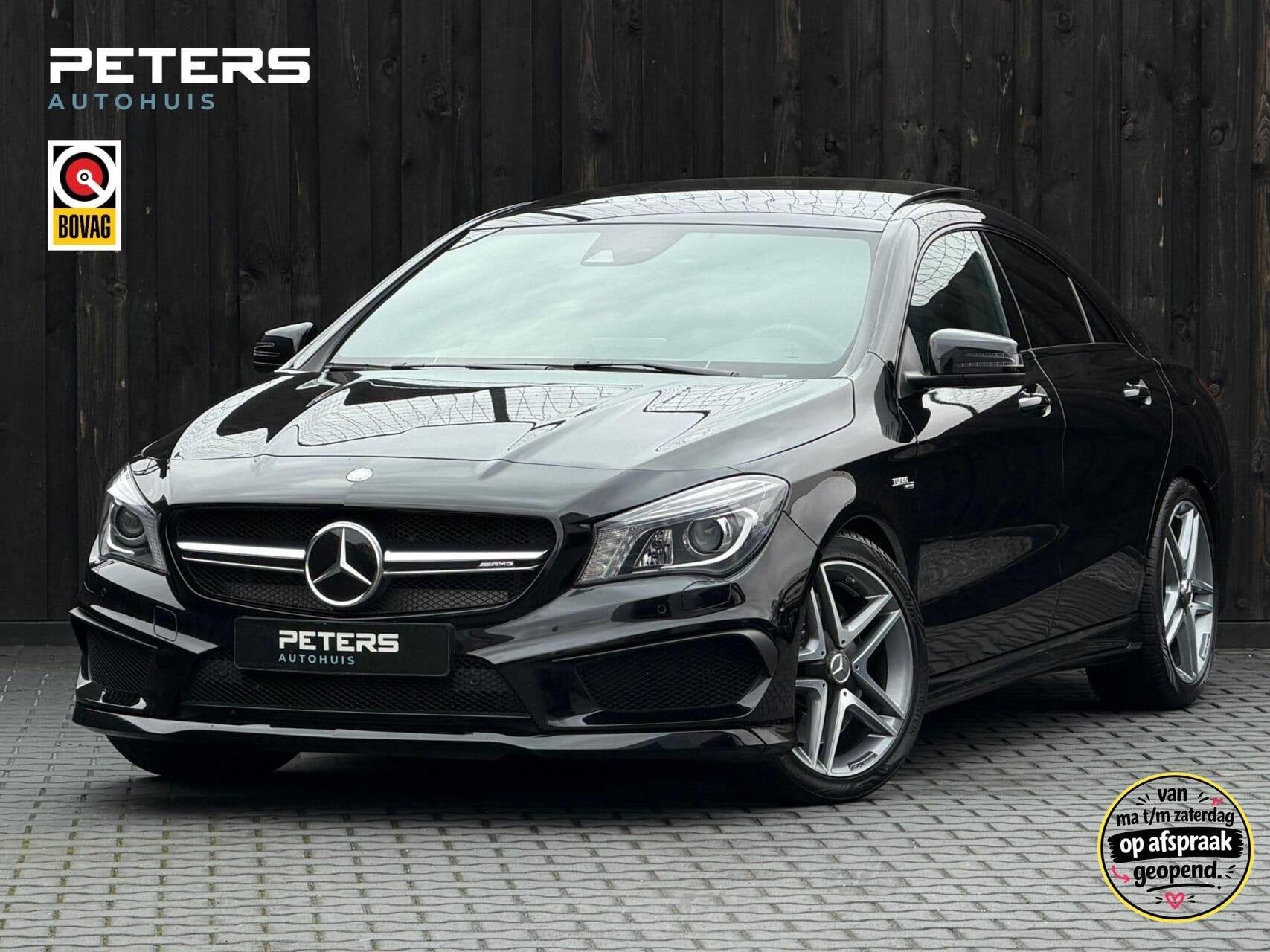 Mercedes CLA-klasse AMG 45 4MATIC| Schaalst.| Panodak| Vol, Auto's, Automaat, Automatische klimaatregeling, Euro 6, 4 cilinders