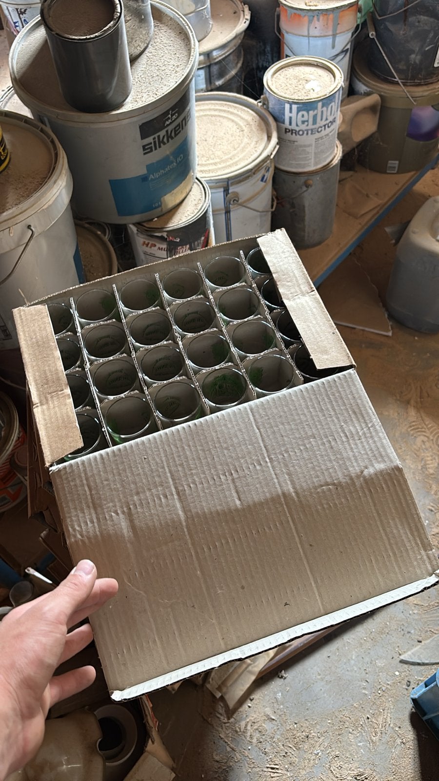 24 WEINPROBEBECHER - Wijnproefbekers - Nieuw in doos, Ophalen, Overige typen, Kunststof, Nieuw