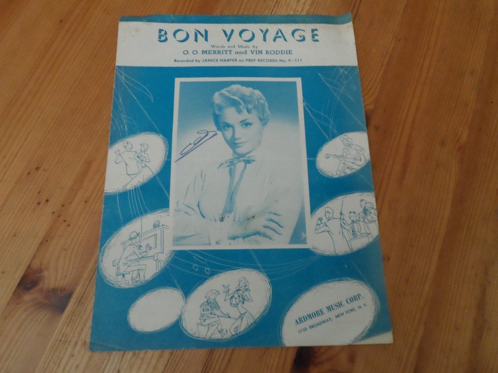 Bon voyage - merritt / roddie - janice harper, Gitaar, Ophalen of Verzenden, Zo goed als nieuw, Artiest of Componist
